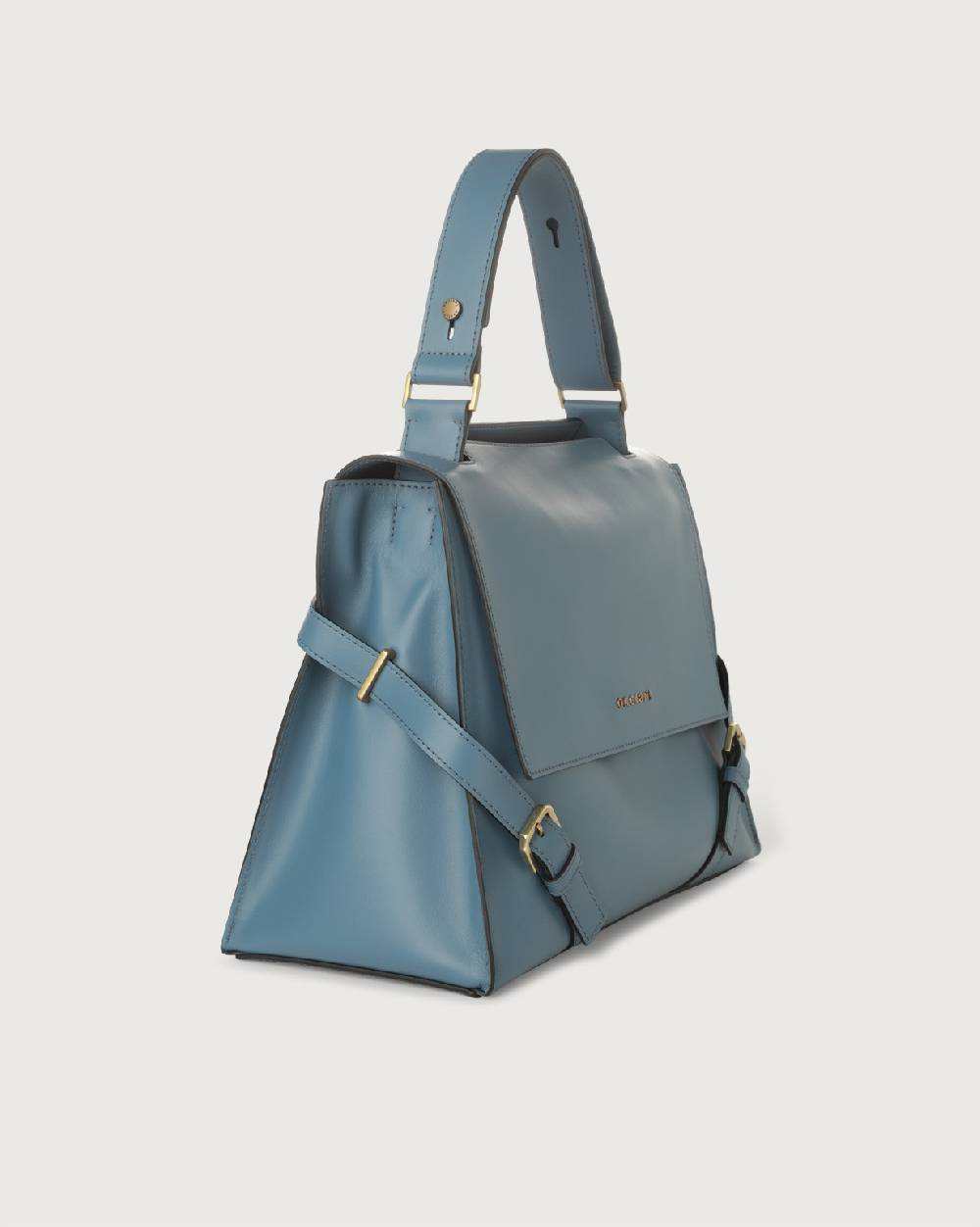 Orciani Borsa Sveva Couture Media a spalla in pelle con tracolla Pezzi Unici