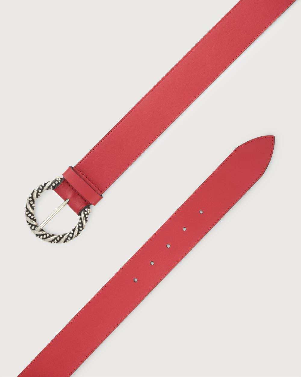 Orciani Cintura Couture in pelle 4 cm Qualità Garantita