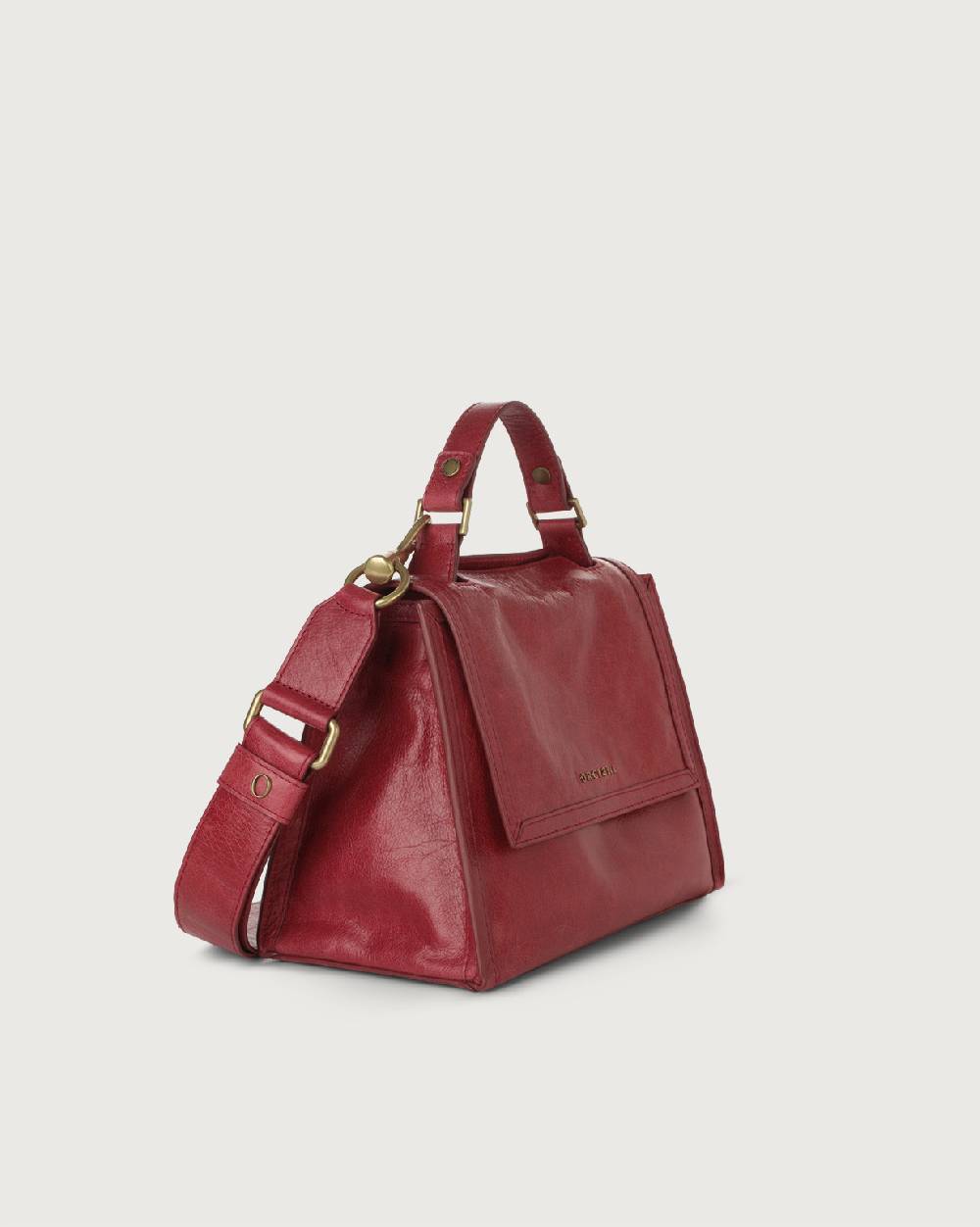 Orciani Borsa Sveva Notturno piccola in pelle con tracolla Sottocosto