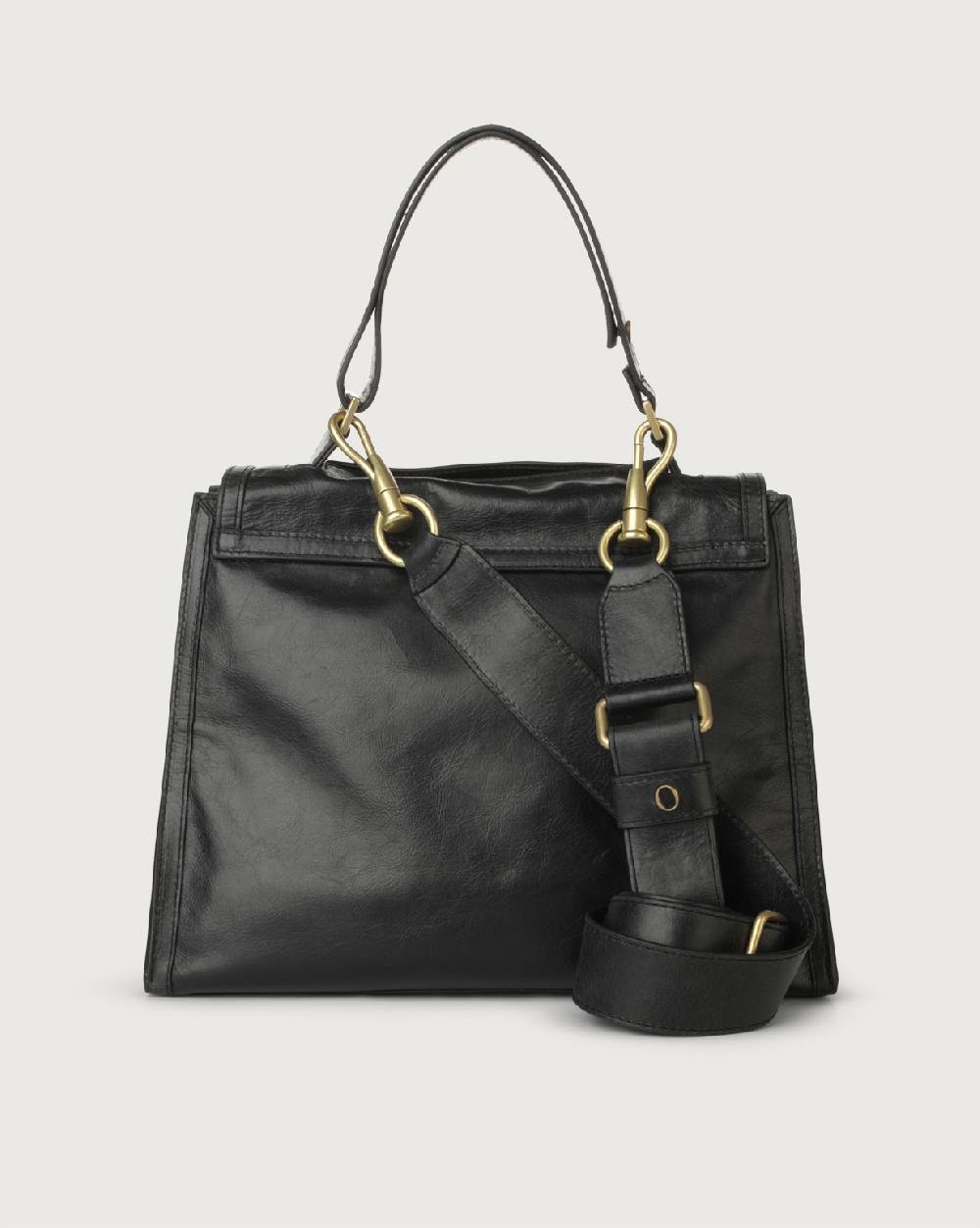 Orciani Borsa Sveva Notturno Media in pelle con tracolla Novità