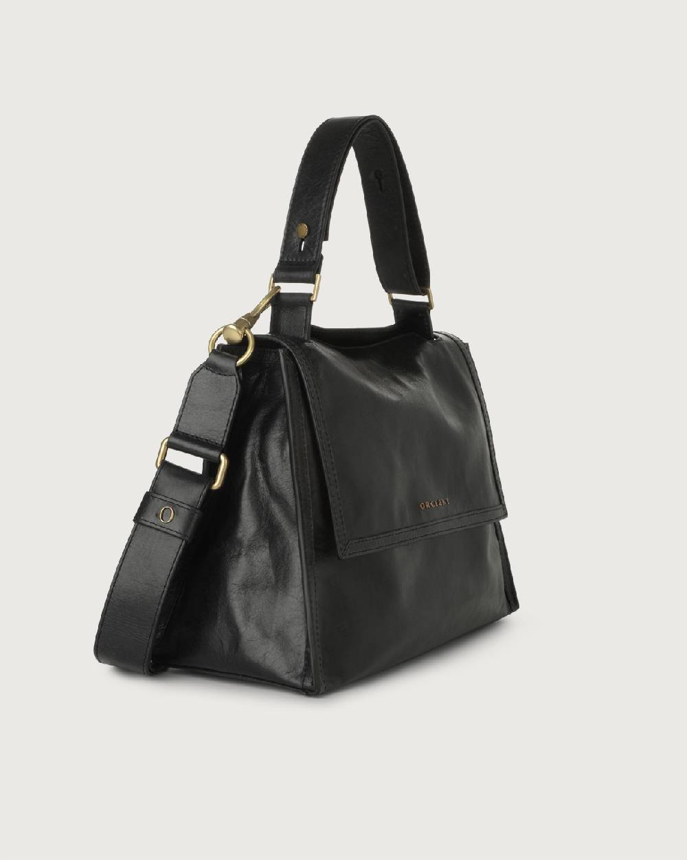 Orciani Borsa Sveva Notturno Media in pelle con tracolla Novità