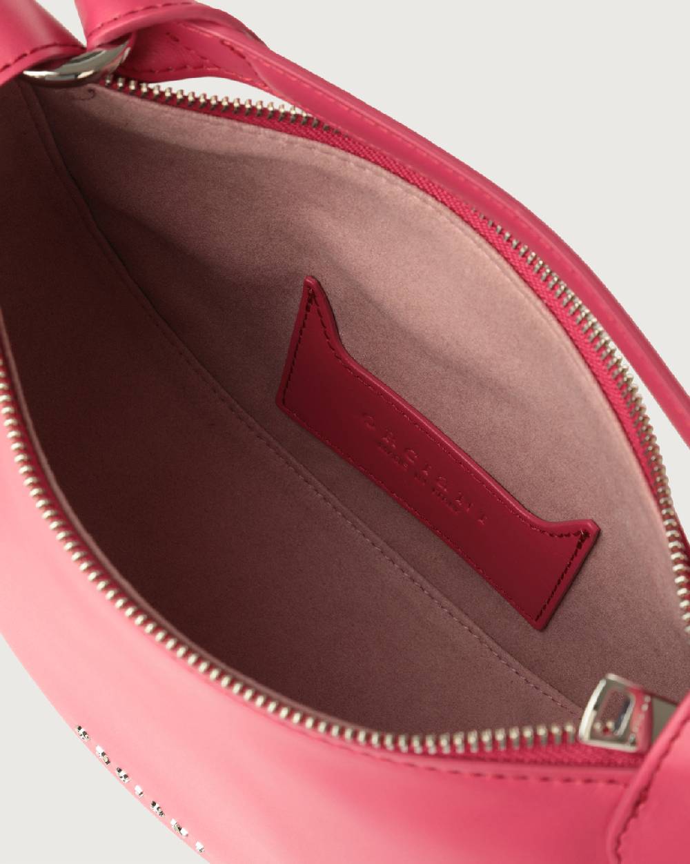 Orciani Mini Bag Dumpling Vanity in pelle con tracolla Sconto