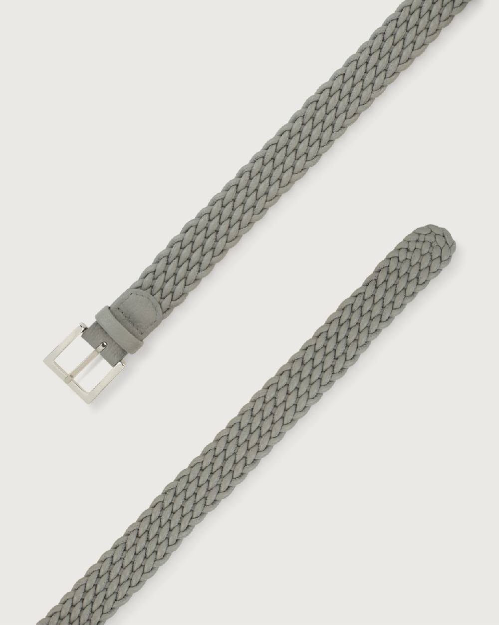 Orciani Cintura intrecciata Micron in pelle Saldi Di Fabbrica