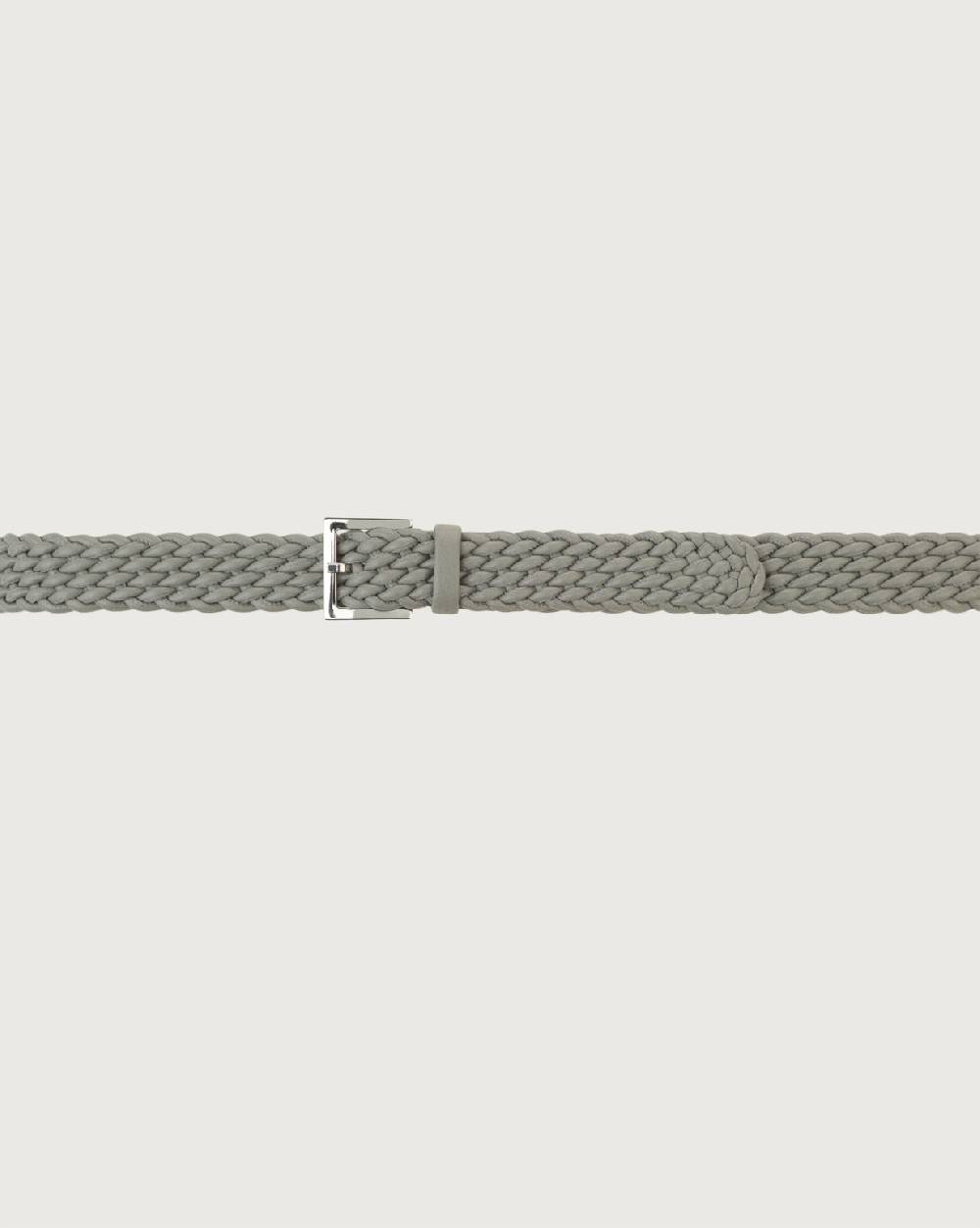 Orciani Cintura intrecciata Micron in pelle Saldi Di Fabbrica