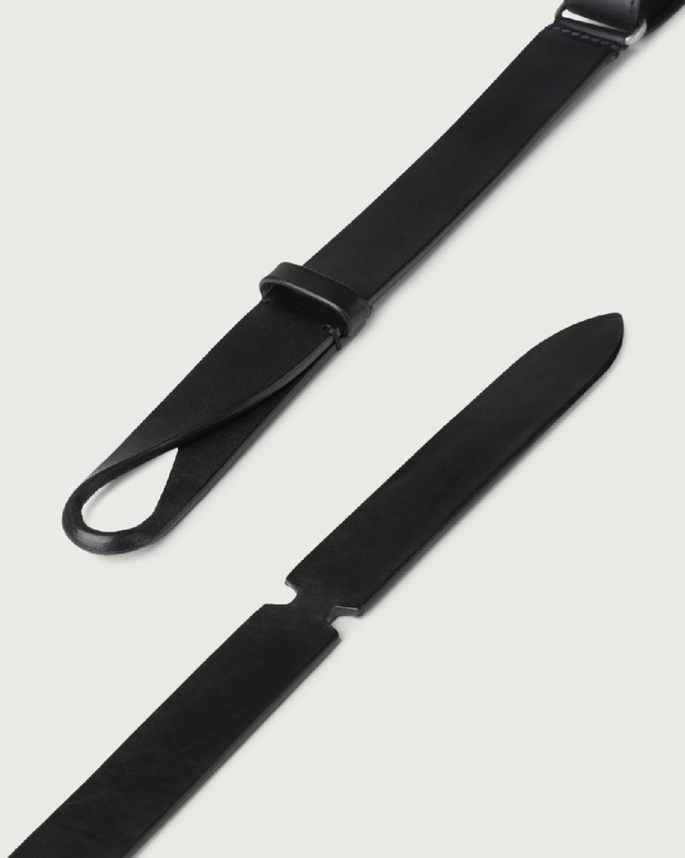 Orciani Cintura Nobuckle Bull in cuoio Vendita