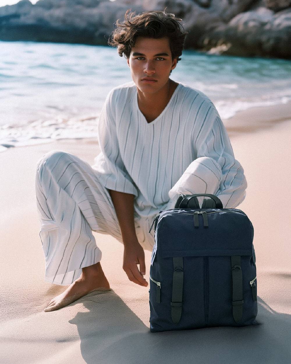Orciani Zaino Nobuckle Planet in eco-nylon Economico