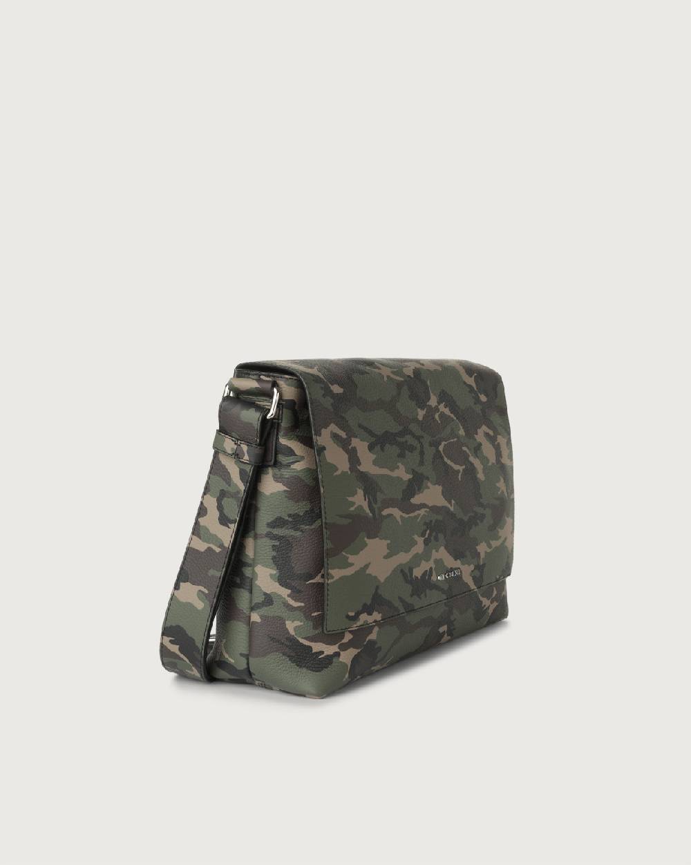 Orciani Borsa messenger Camouflage in pelle Nuova