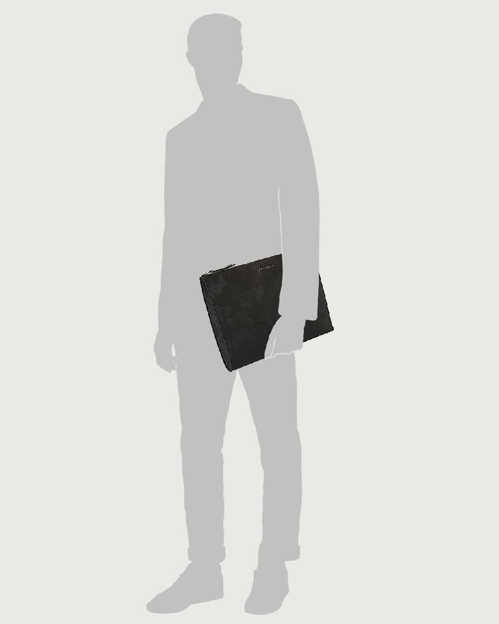 Orciani Pochette slim Skyline in pelle Moda