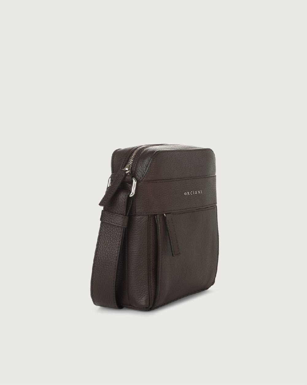 Orciani Borsa messenger piccola Micron in pelle In Linea