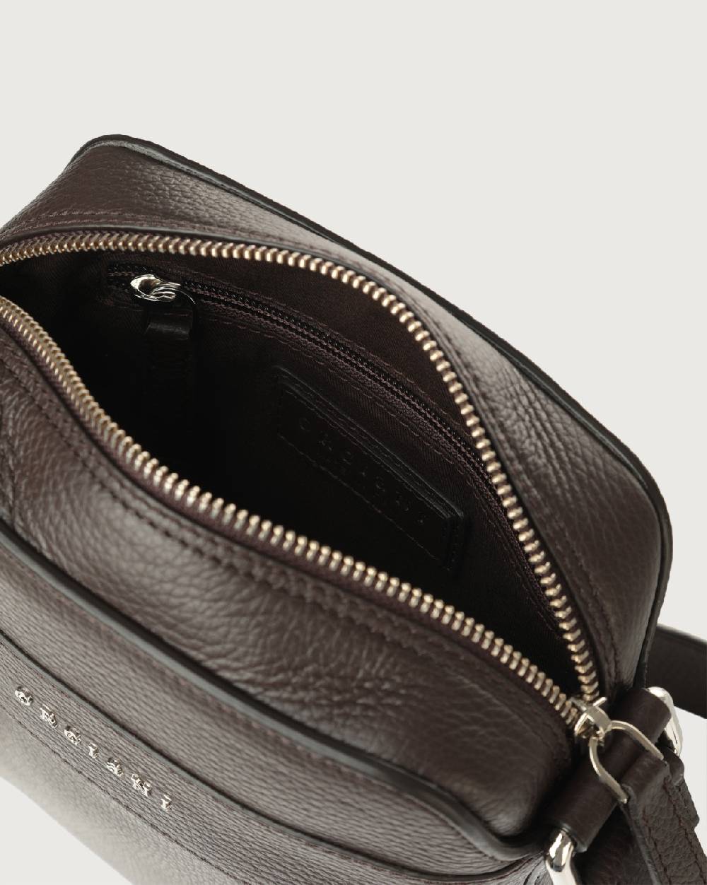 Orciani Borsa messenger piccola Micron in pelle In Linea
