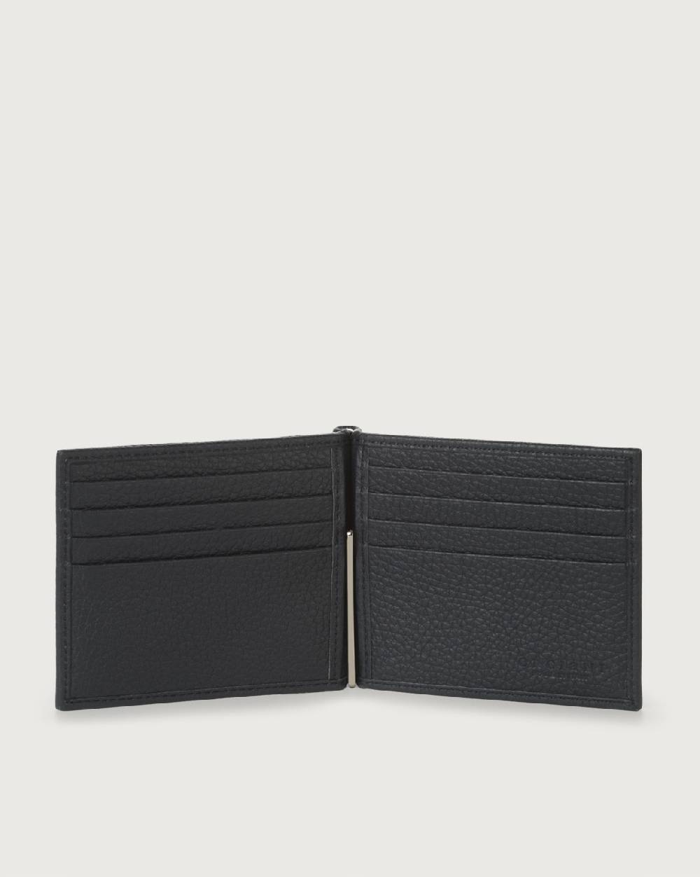 Orciani Portafoglio Micron in pelle con clip ferma-banconote Offerte