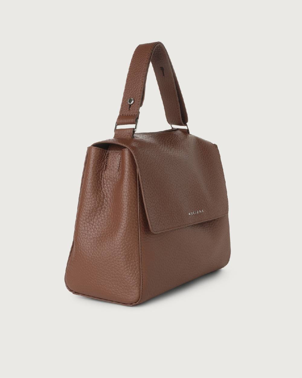 Orciani Borsa Sveva Soft Media a spalla in pelle con tracolla Negozio