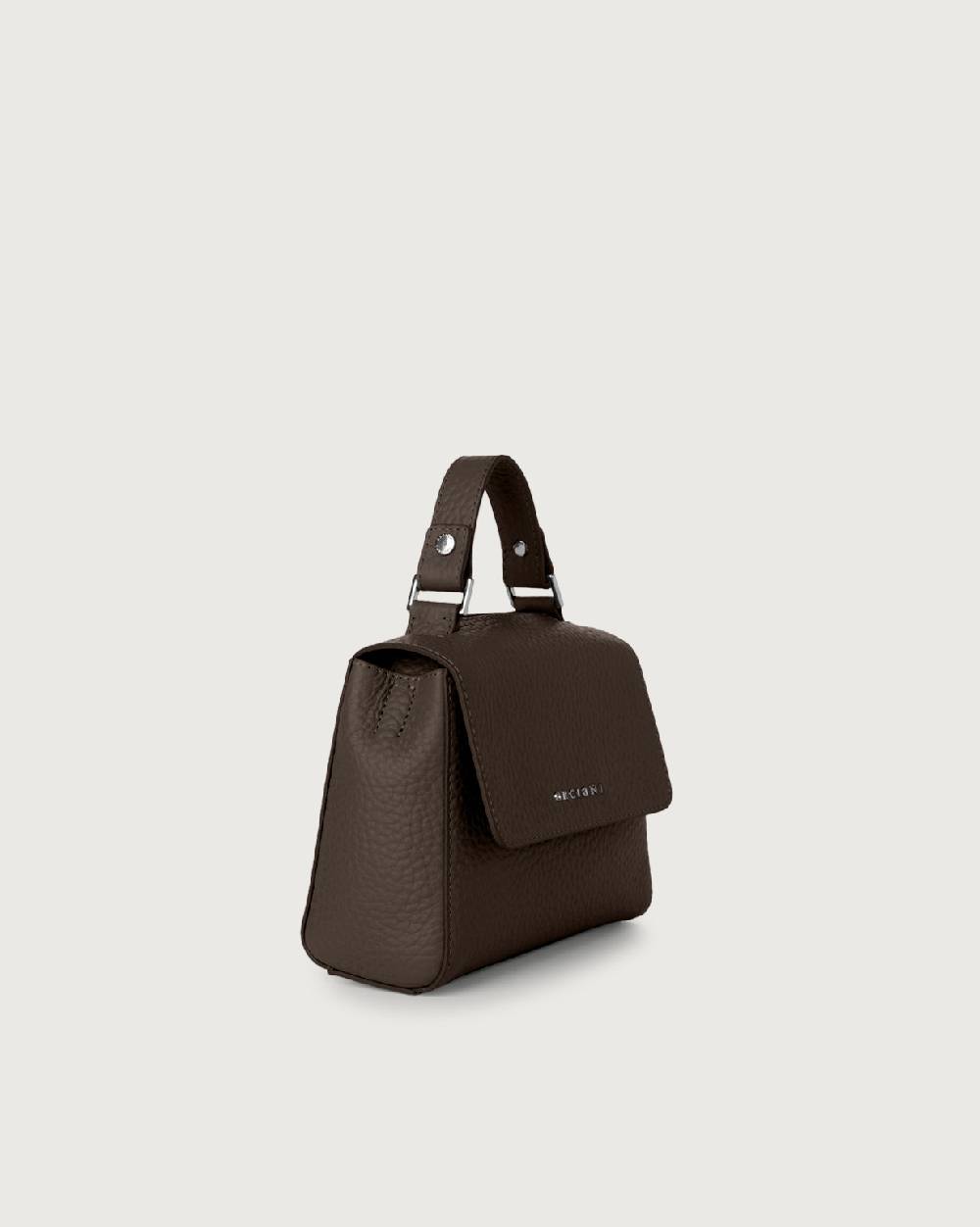 Orciani Borsa Sveva Soft Mini a mano in pelle con tracolla 2025