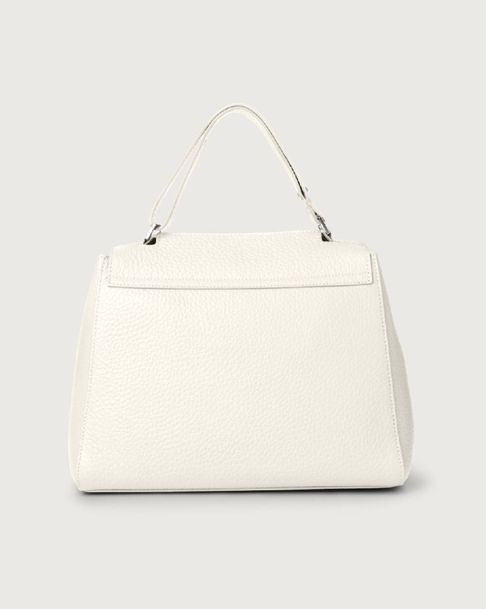 Orciani Borsa Sveva Soft Media a spalla in pelle con tracolla Italy