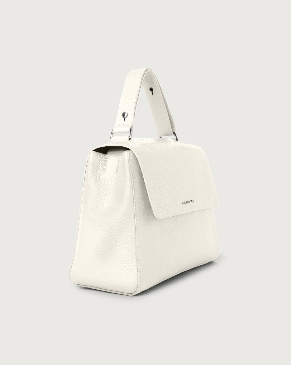 Orciani Borsa Sveva Soft Media a spalla in pelle con tracolla Italy