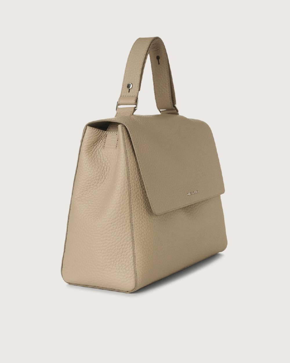 Orciani Borsa a spalla grande Sveva Soft in pelle con tracolla In Linea