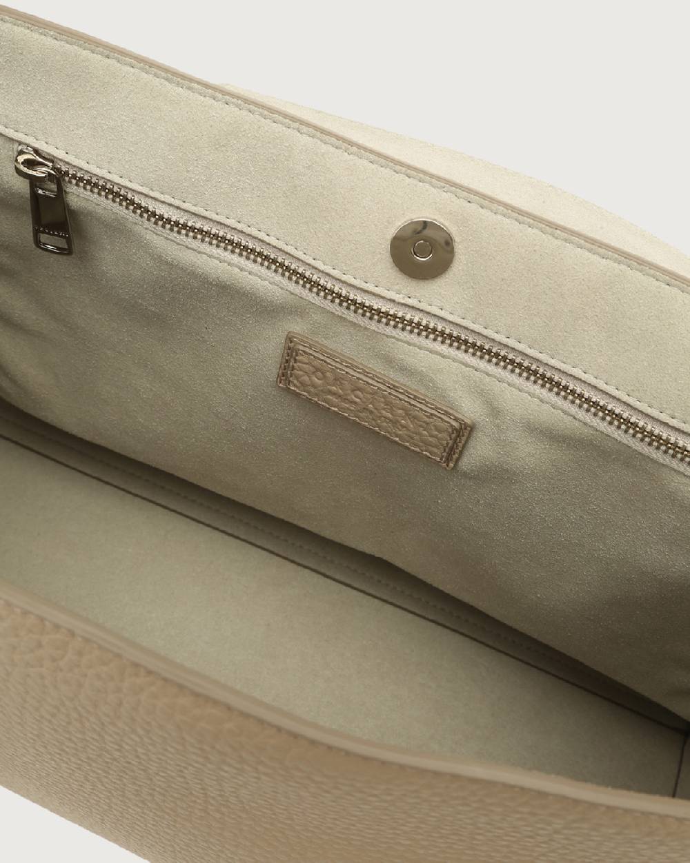 Orciani Borsa a spalla grande Sveva Soft in pelle con tracolla In Linea