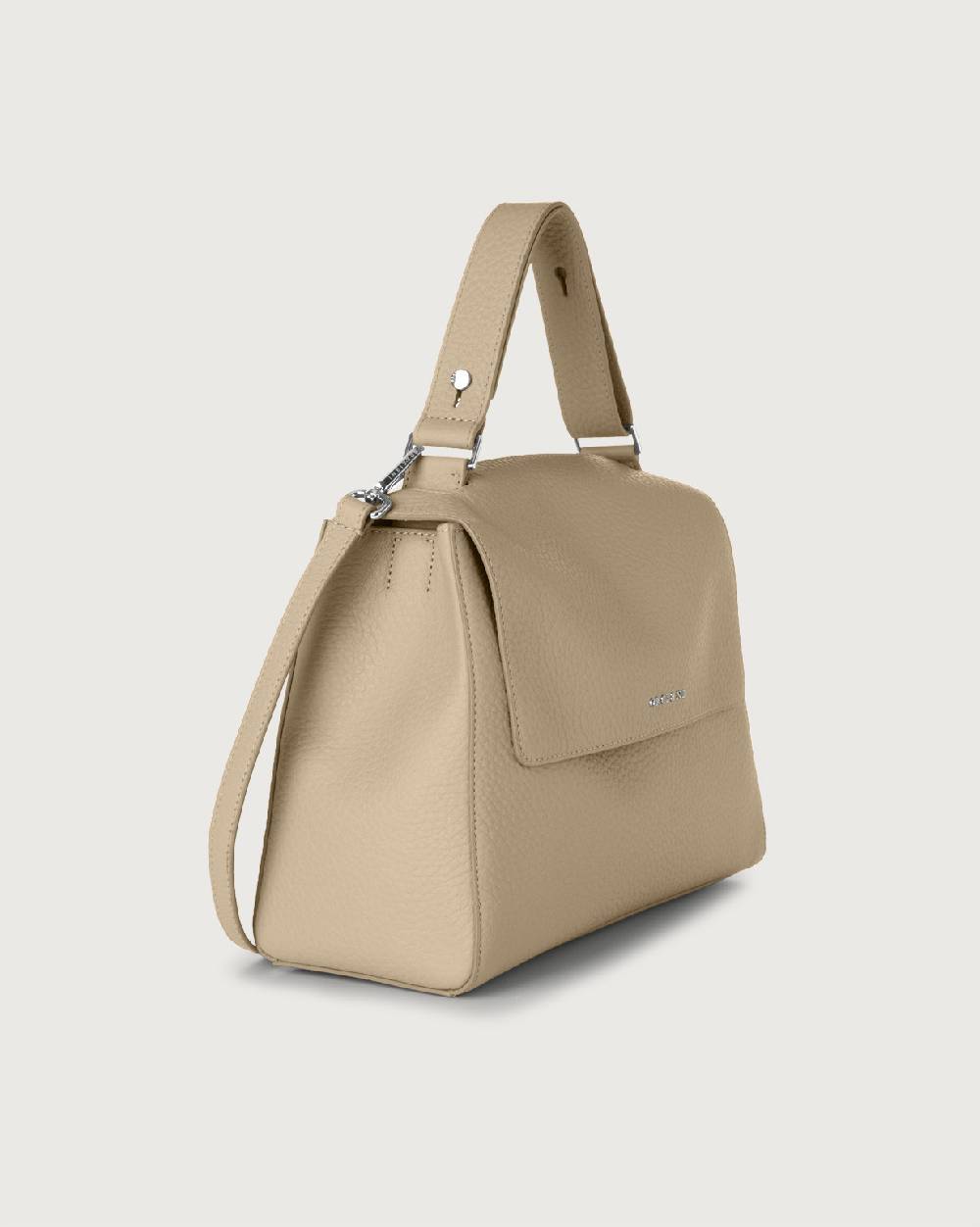 Orciani Borsa Sveva Soft Media a spalla in pelle con tracolla Qualità