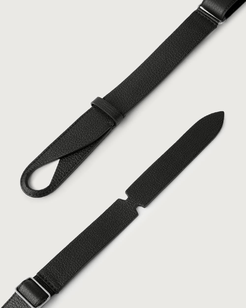 Orciani Cintura Nobuckle Micron in pelle Vendita