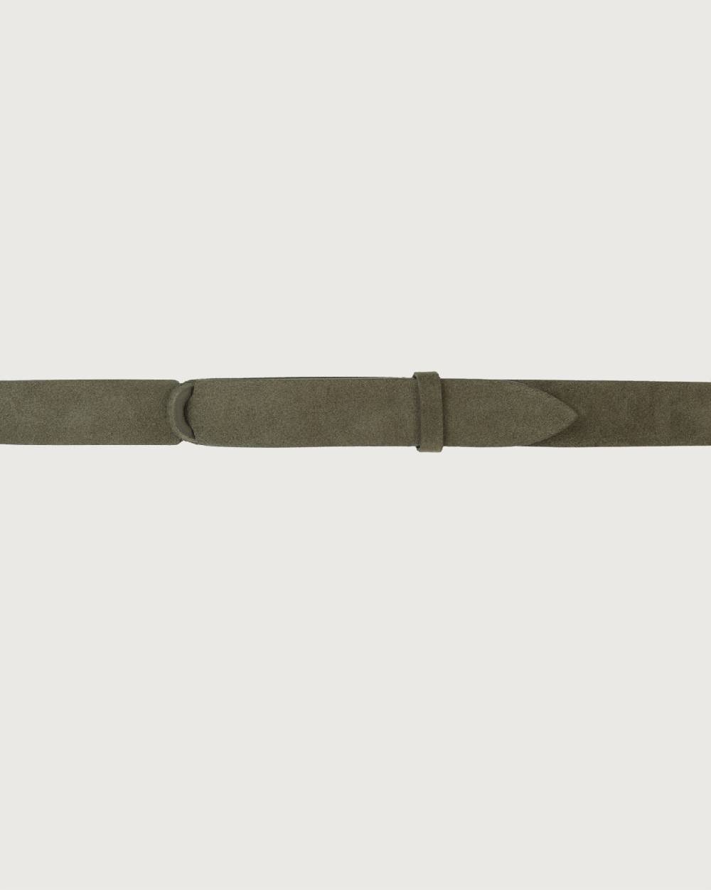 Orciani Cintura Nobuckle Suede in camoscio Spedizione Gratuita