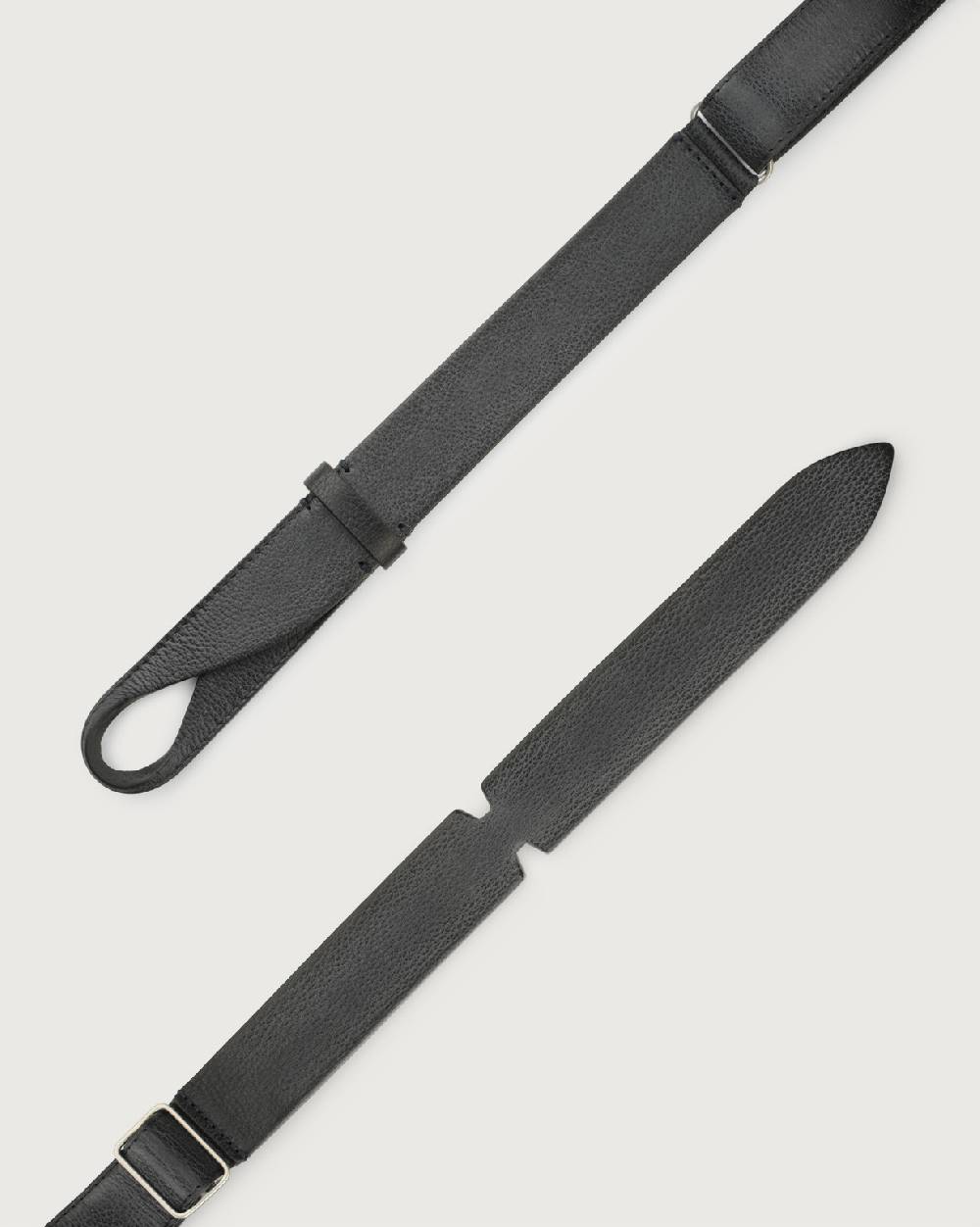 Orciani Cintura Nobuckle Chevrette in pelle Consegna Veloce