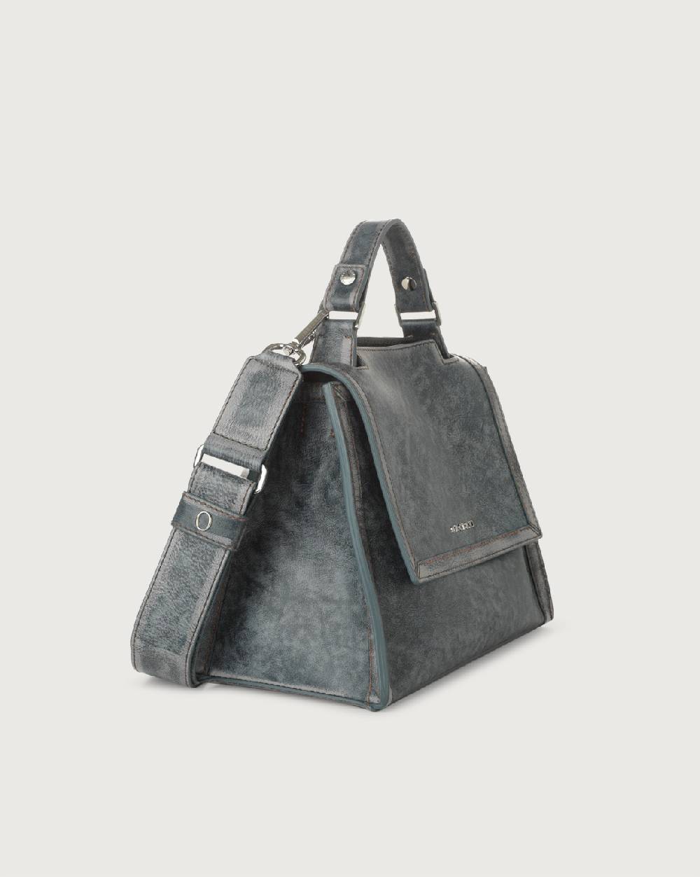 Orciani Borsa Sveva Delavè Piccola in pelle con tracolla Shopping Online