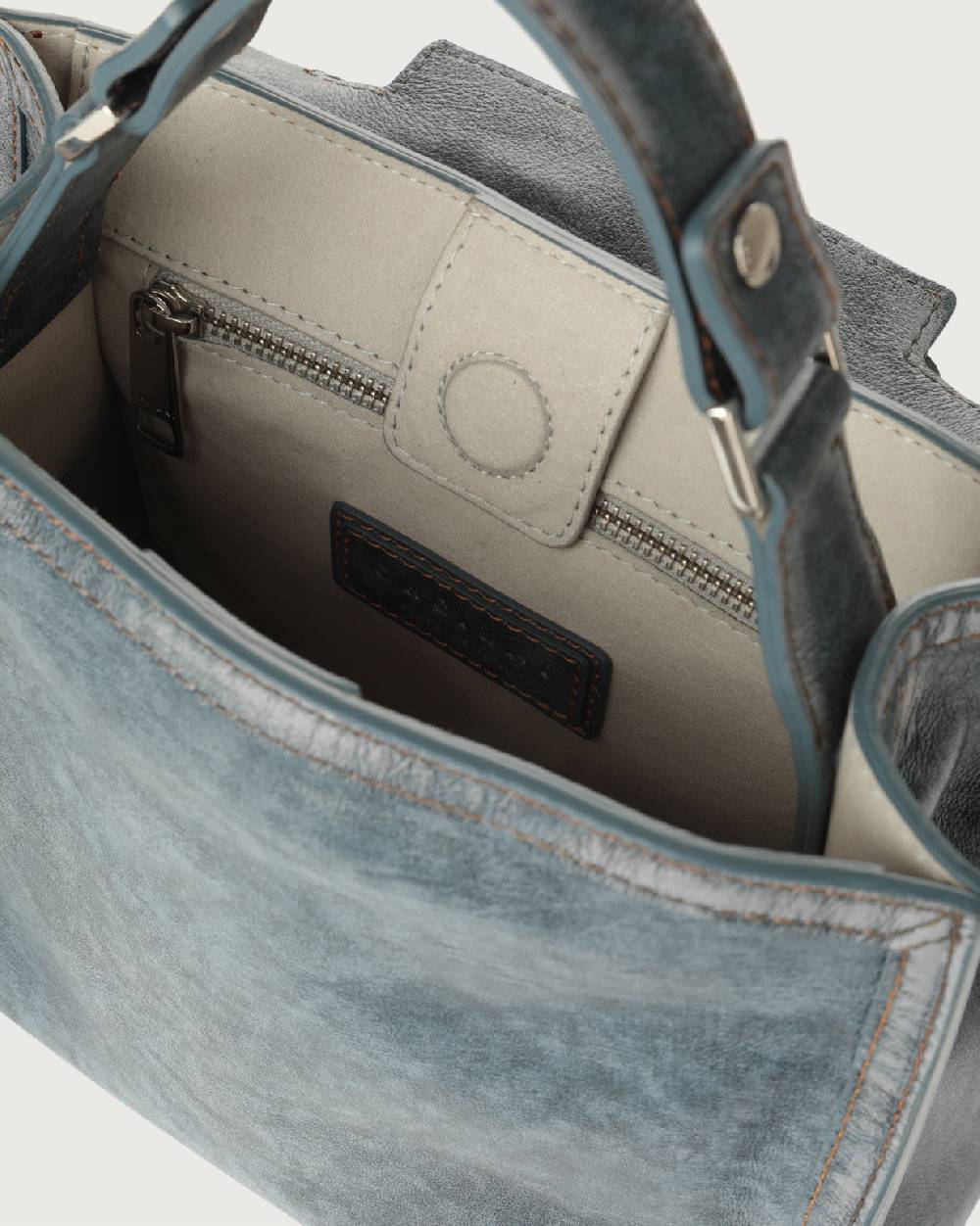 Orciani Borsa Sveva Delavè Piccola in pelle con tracolla Shopping Online