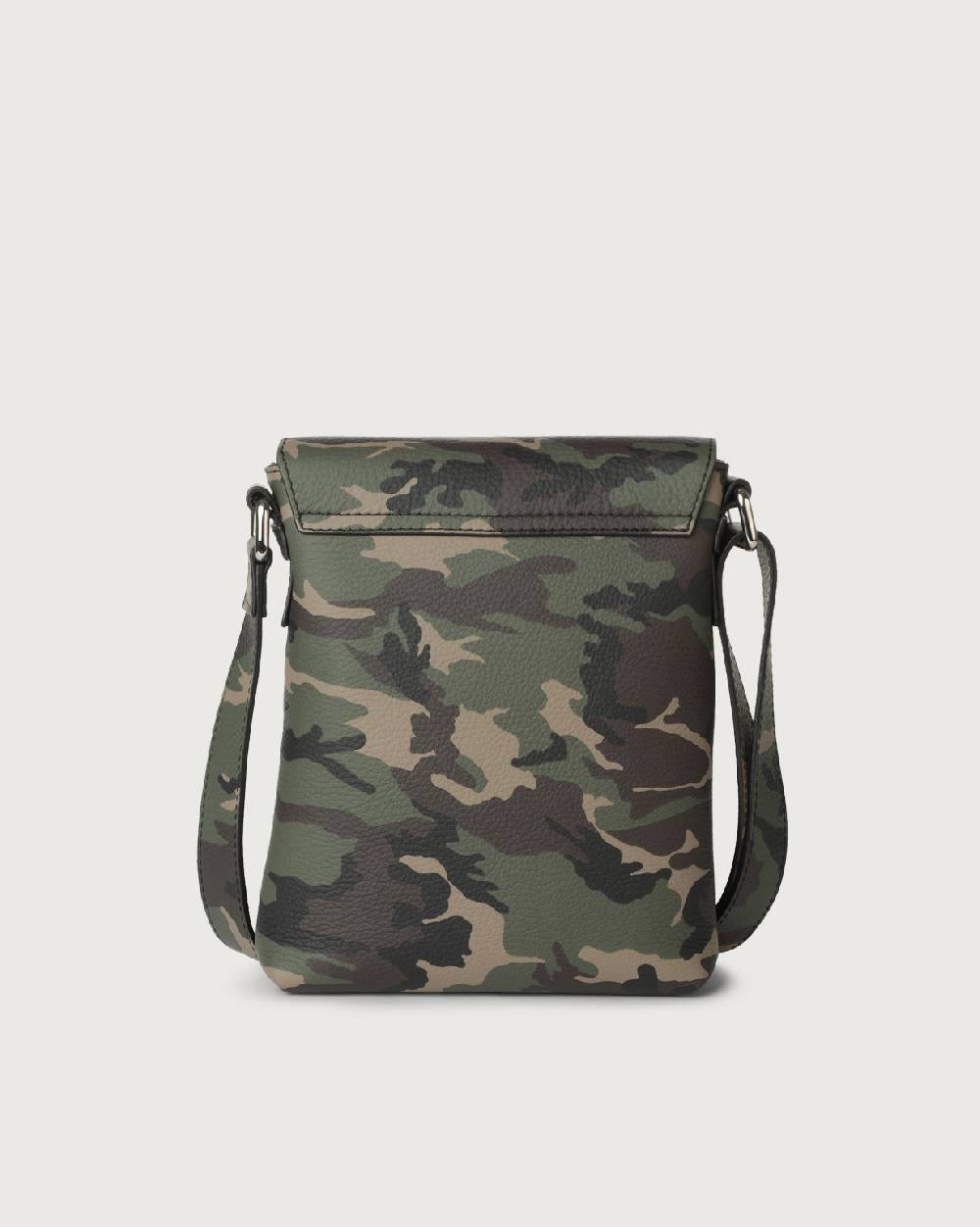 Orciani Borsa messenger piccola Camouflage in pelle Prezzo Ridotto