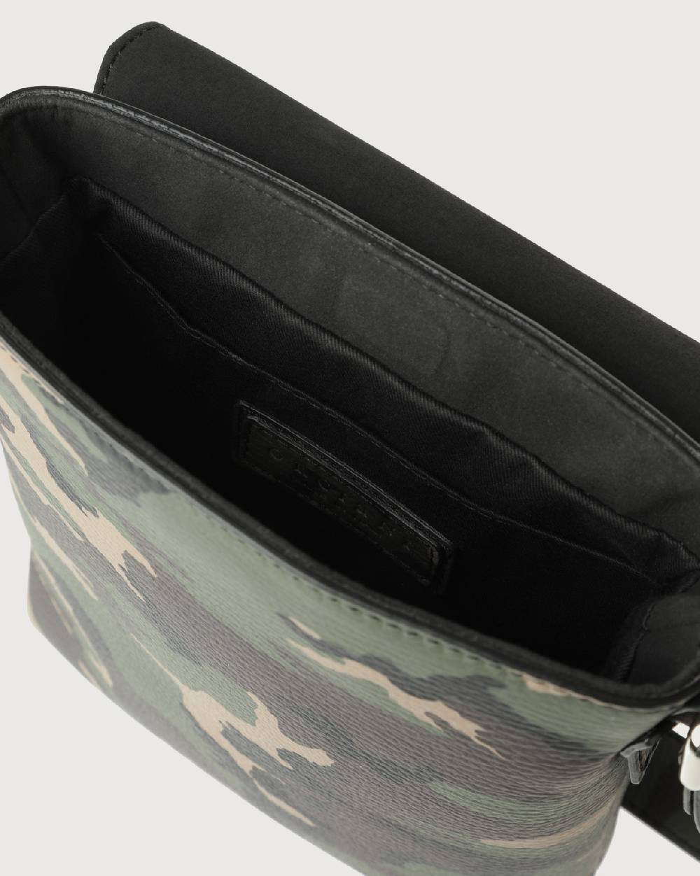 Orciani Borsa messenger piccola Camouflage in pelle Prezzo Ridotto