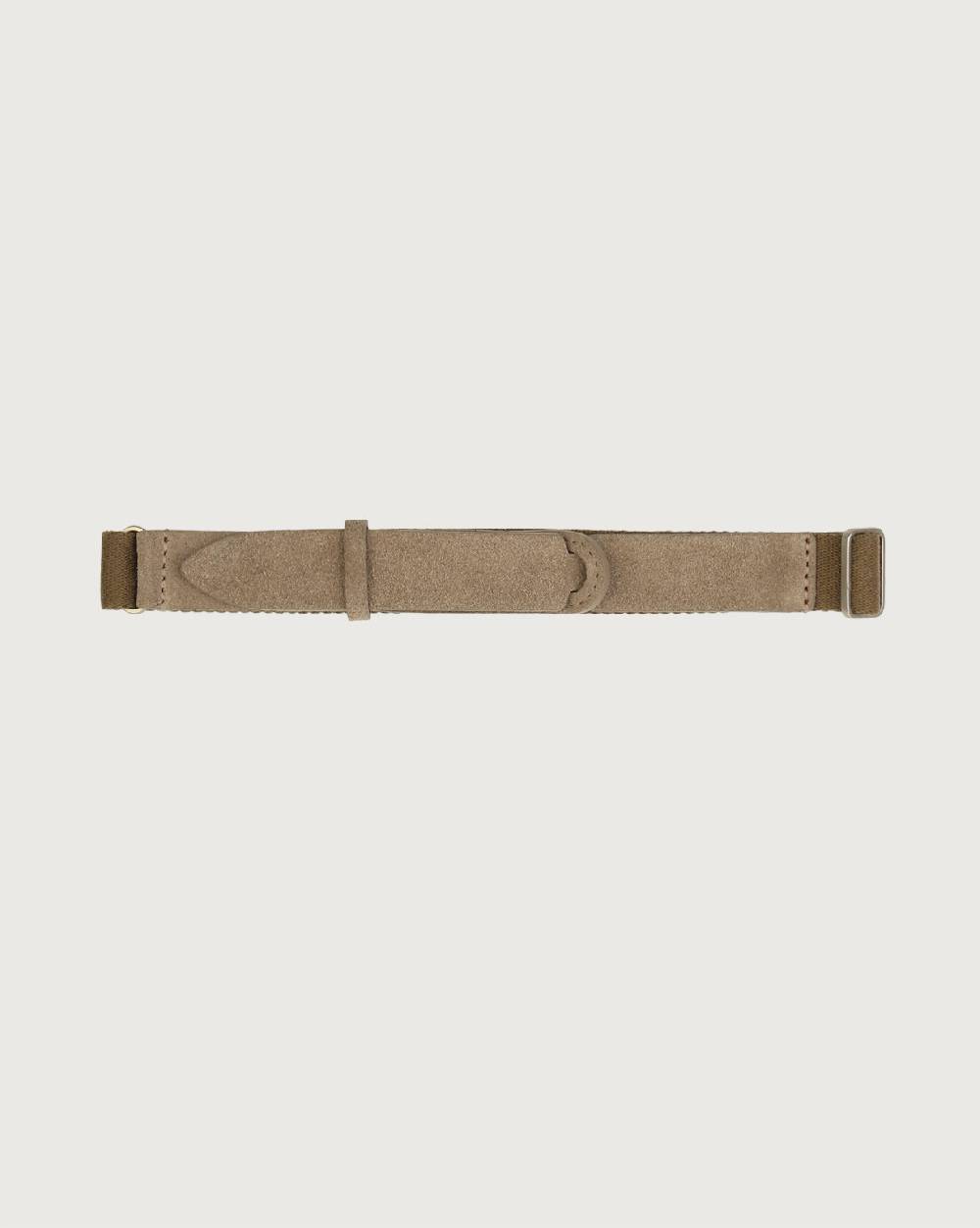 Orciani Cintura Nobuckle Kids Suede in camoscio e tessuto Novità