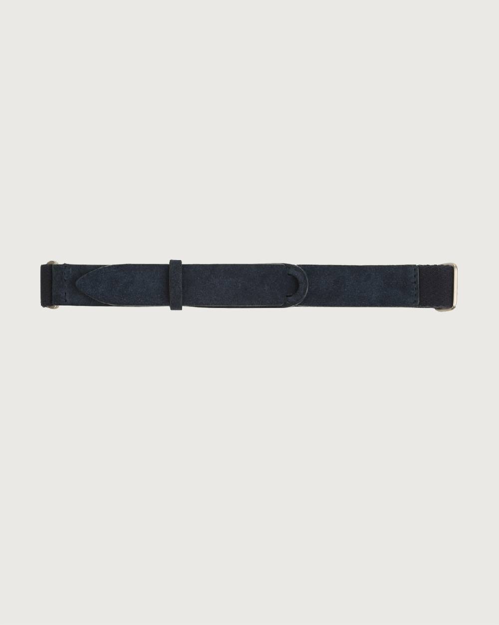 Orciani Cintura Nobuckle Kids Suede in camoscio e tessuto Presa