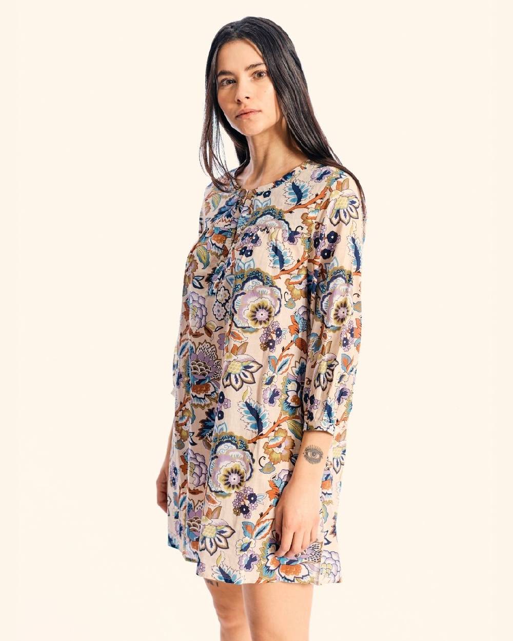 Ordi.to Accessori TUNICA CORA - STAMPA CAMELIA Italia