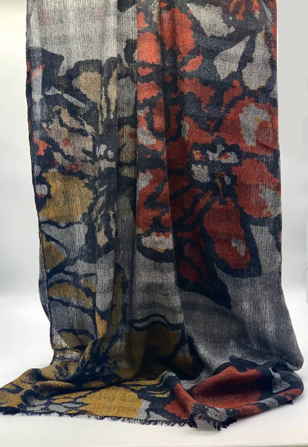 Ordi.to Accessori WARHOL BORDEAUX - Sciarpa in lana Promozione Limitata
