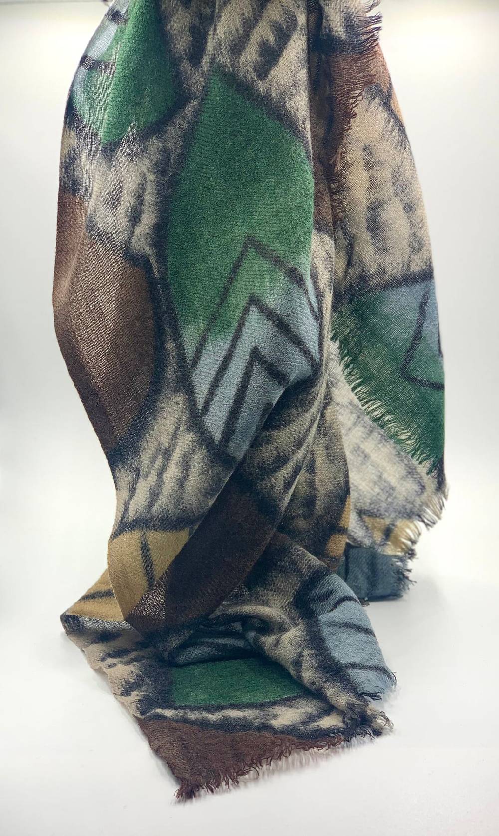 Ordi.to Accessori HARING VERDE - Sciarpa in lana Vendite Flash