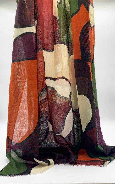 Ordi.to Accessori CHAGALL COTTO - Sciarpa in lana Pezzi Unici
