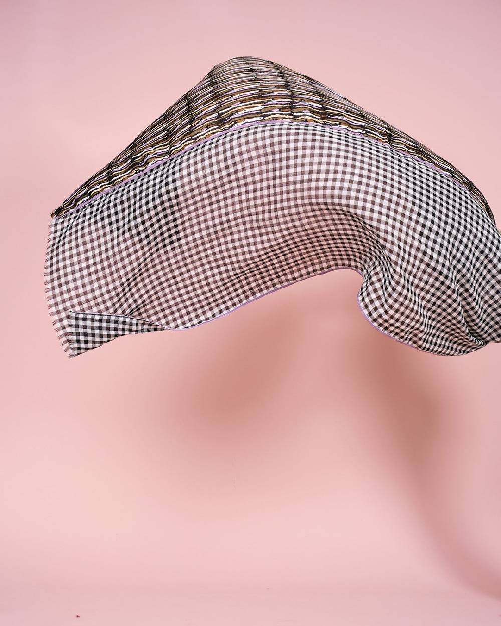 Ordi.to Accessori TALLIN ROSA - Sciarpa in Seta e Lana Negozi Online
