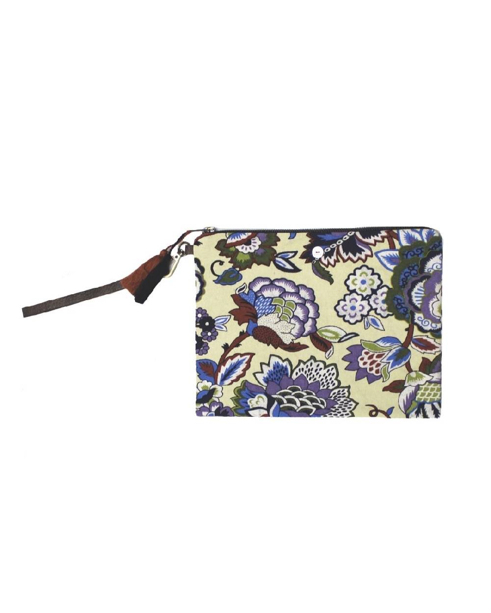 Ordi.to Accessori POCHETTE ORDI.NA - STAMPA CAMELIA SABBIA Saldi