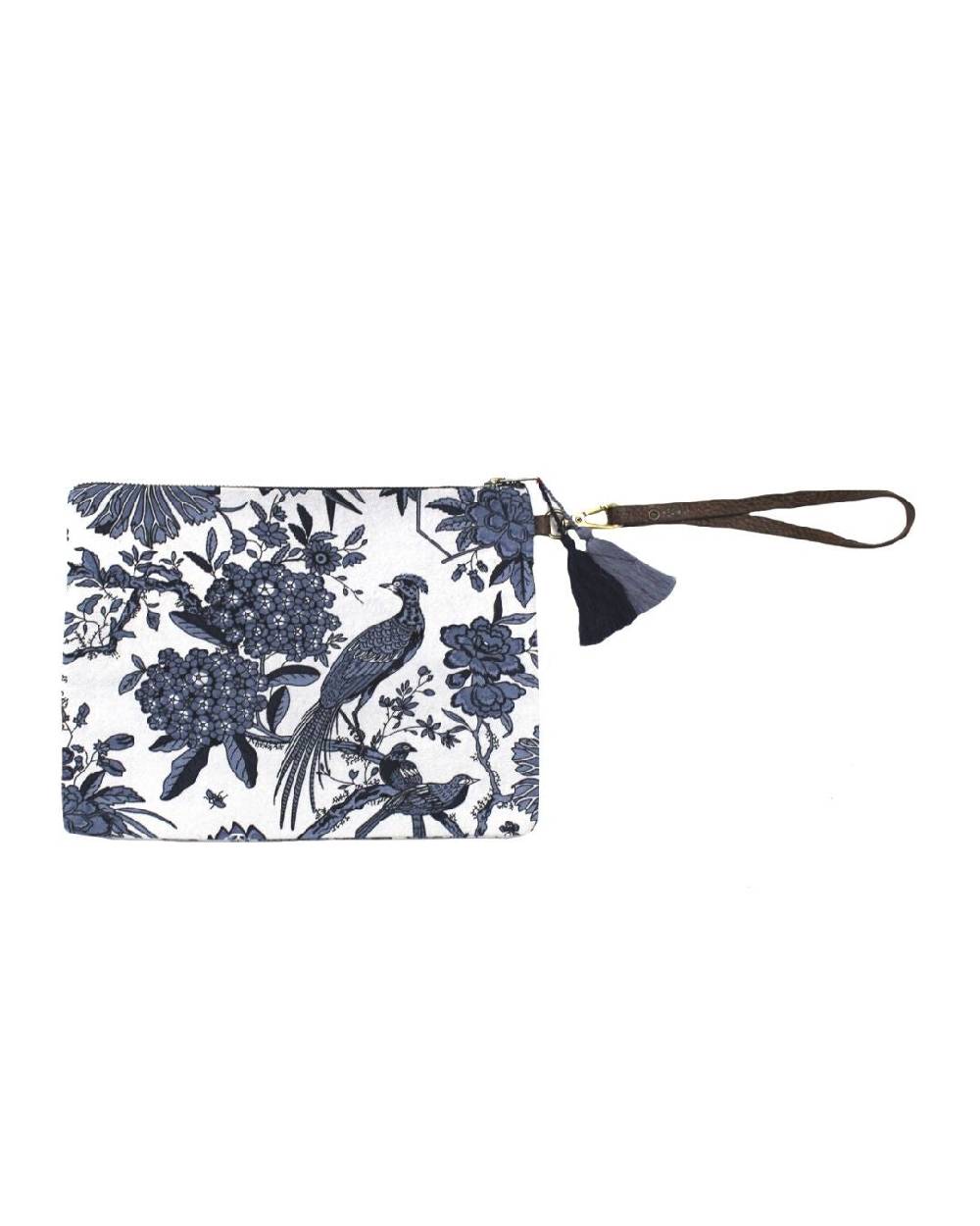 Ordi.to Accessori POCHETTE ORDI.NA - STAMPA GIGLIO BLU Offerte