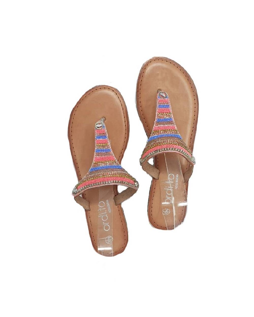 Ordi.to Accessori CRETA - infradito con perline multicolore 2025