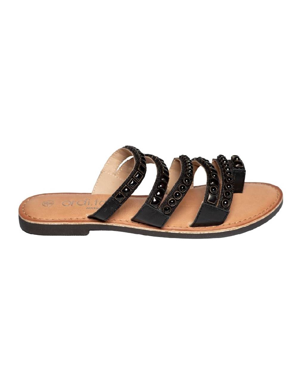 Ordi.to Accessori SANTORINI- sandalo con ricamo pietre Promozione