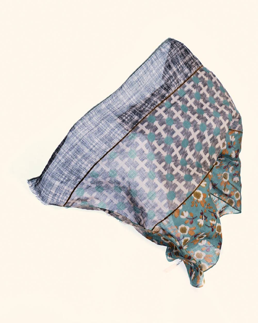 Ordi.to Accessori VIENNA CARTA DA ZUCCHERO - Sciarpa Unisex in lana Soddisfazione Garantita