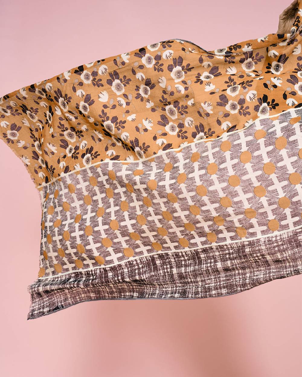 Ordi.to Accessori VIENNA ARANCIA - Sciarpa Unisex in lana Qualità Garantita