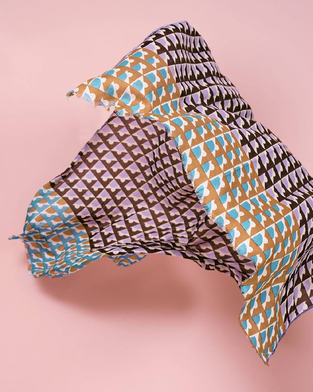 Ordi.to Accessori PORTO MARRONE - Sciarpa in modal e lana Shopping Online