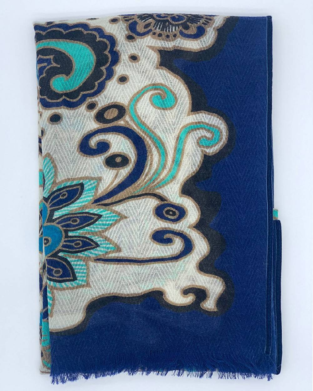 Ordi.to Accessori LIMA BLU - Sciarpa Unisex in lana Offerta