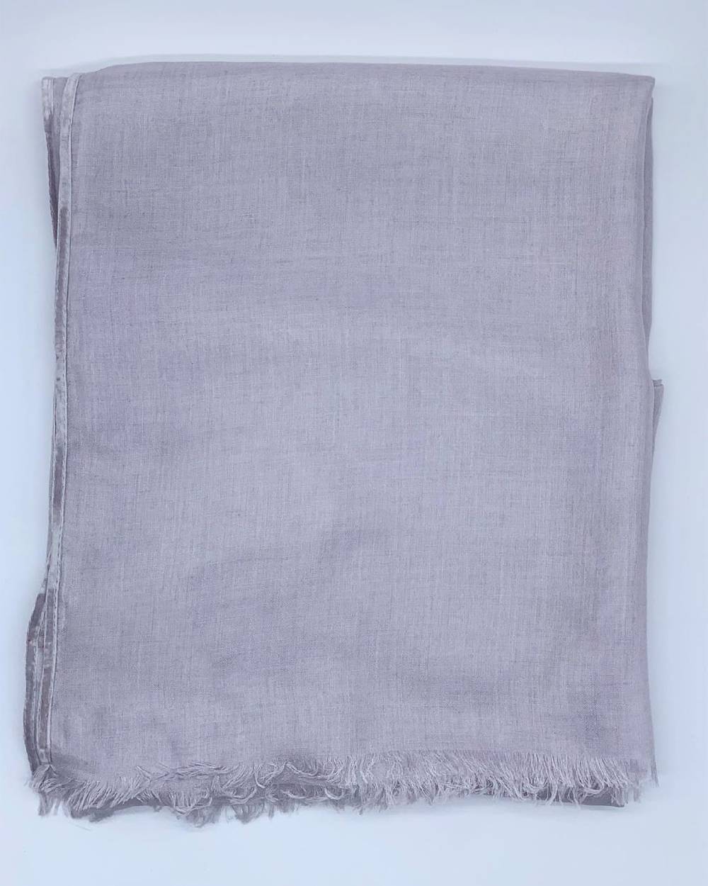 Ordi.to Accessori CAMILLA GRIGIO PERLA - Sciarpa tinta unita Modal e Cashmere Italy