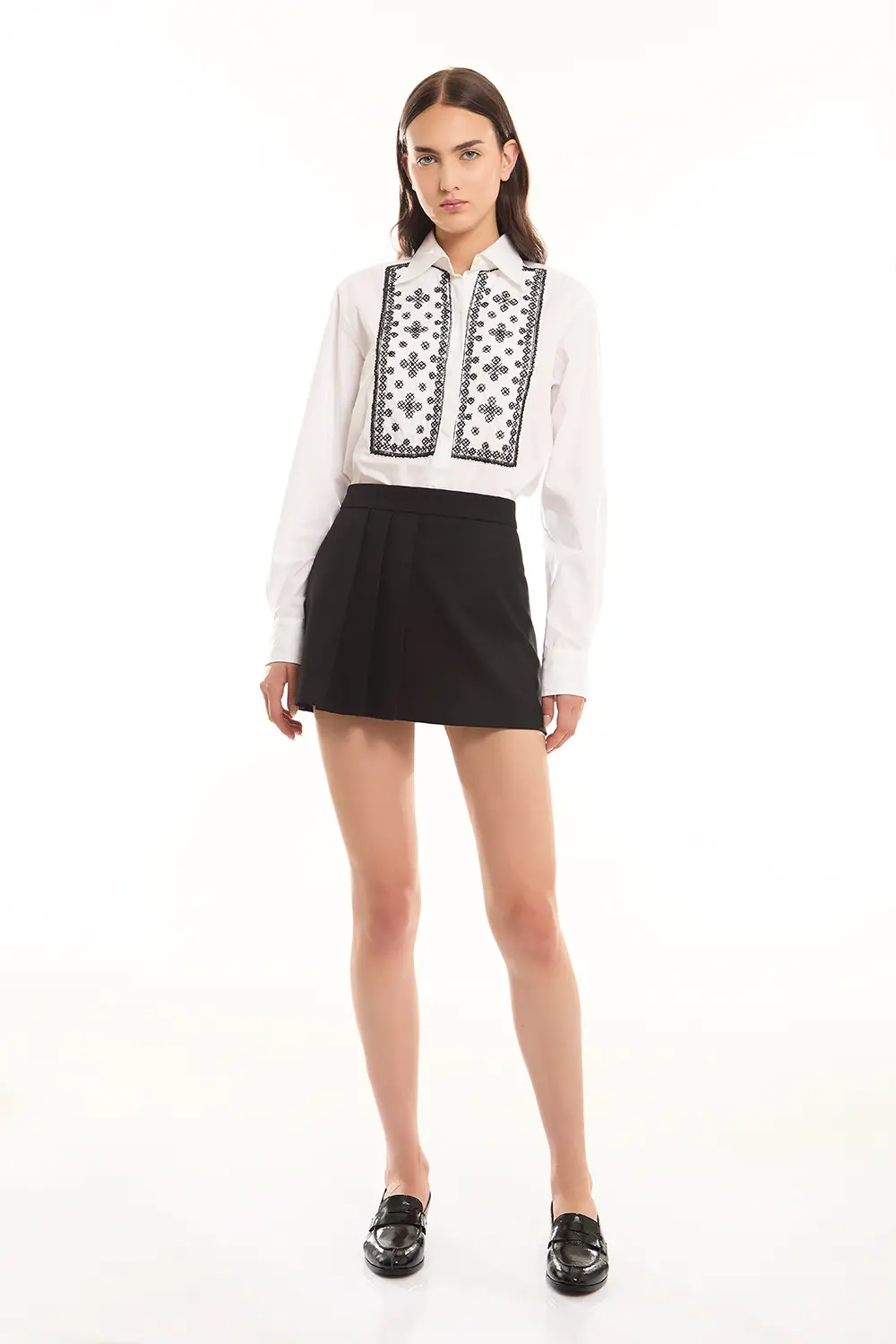 ﻿P.A.R.O.S.H. CAMICIA RICAMATA Economico