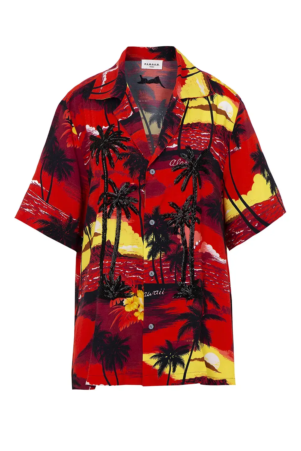 P.A.R.O.S.H. CAMICIA CON PALME Prezzo Ridotto