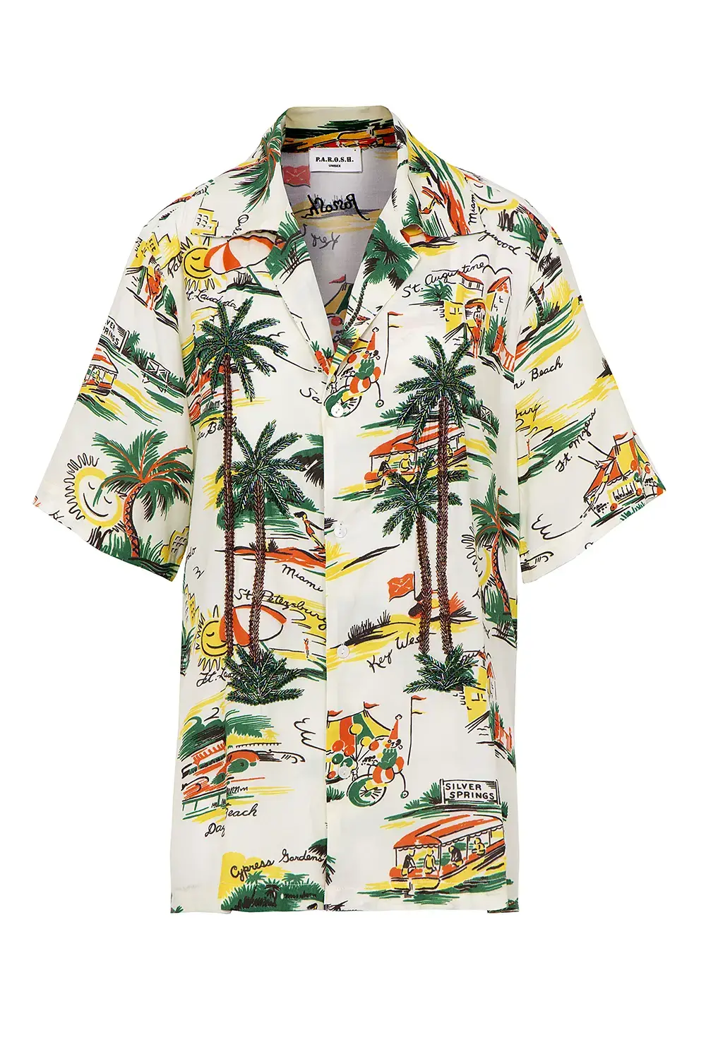 P.A.R.O.S.H. CAMICIA CON PALME Sottocosto