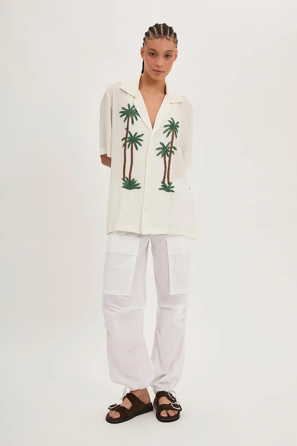 P.A.R.O.S.H. CAMICIA RICAMO PALMA Offerte