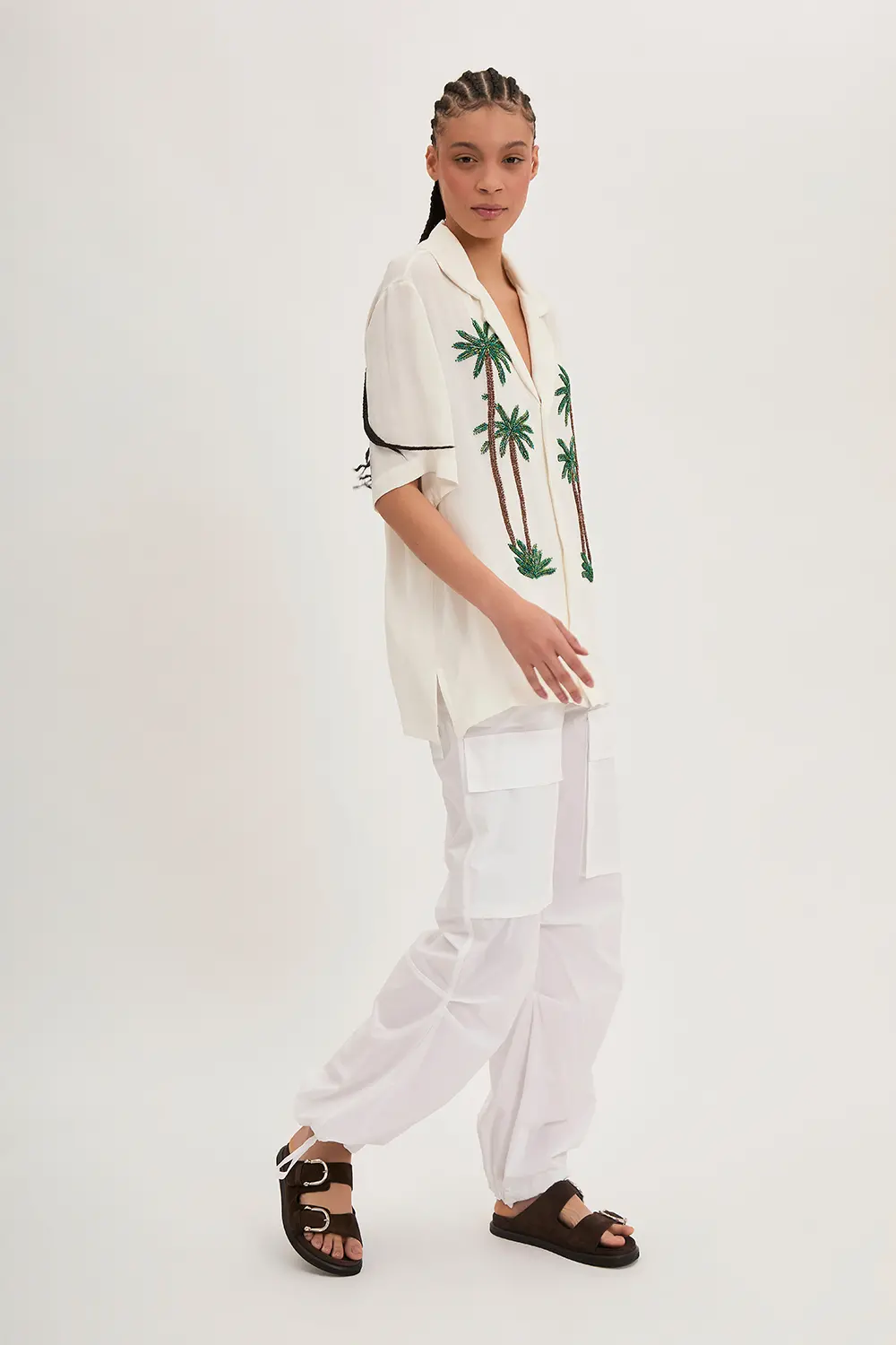 P.A.R.O.S.H. CAMICIA RICAMO PALMA Offerte